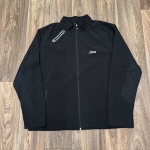 Audi Jacket Men's XL Black Softshell R8 Performance Windbreaker Weatherproof